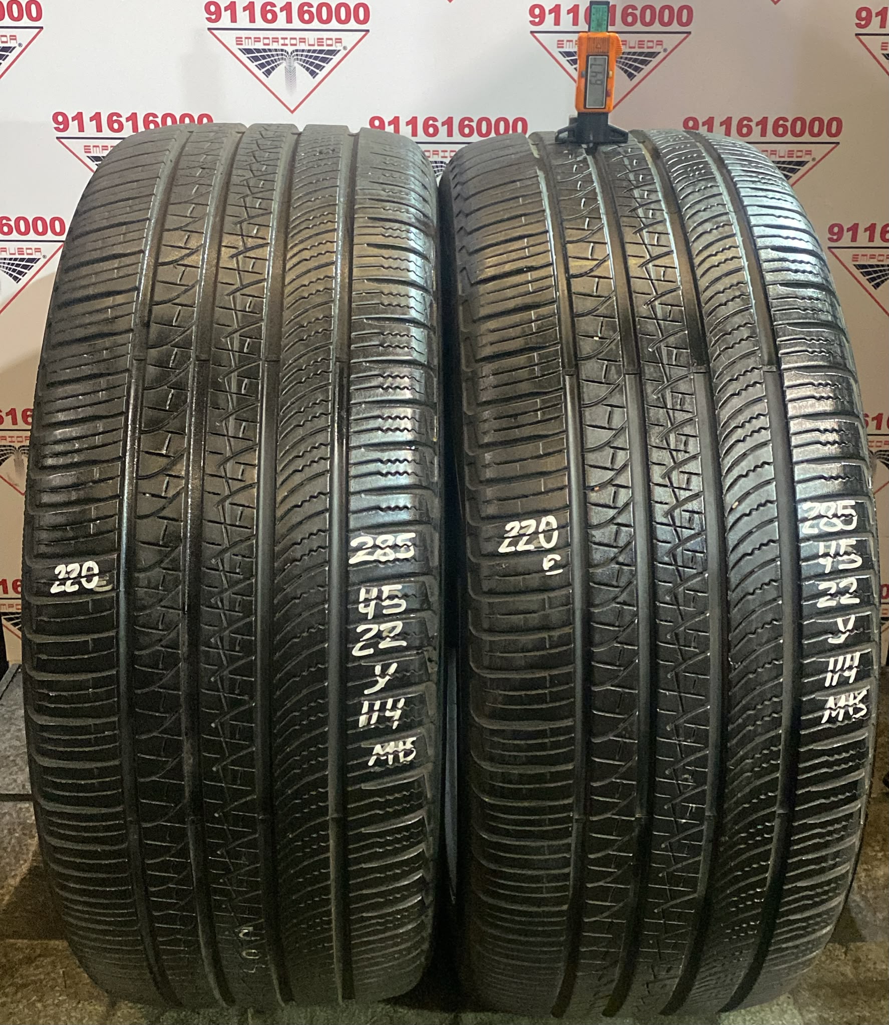 PIRELLI SCORPION ZERO USADO M+S 285/45 R22 114 Y